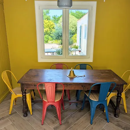 Дом отдыха Propriete Ile Oleron La Lumineuse Piscine & Acces Prive A La Plage Долю-д'Олерон